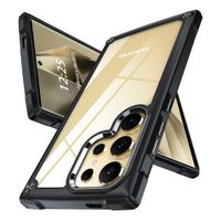 Case para Samsung S24 plus, amortiguador de choques, con bordes negro