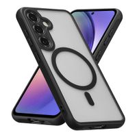Case para Samsung S24, amortiguador de choques, magnético negro