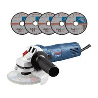 Amoladora Gws 41/2"" 710w 220v + 5 discos Bosch