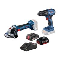 Taladro percutor 185 inalámbrico + amoladora Gws 180 Bosch