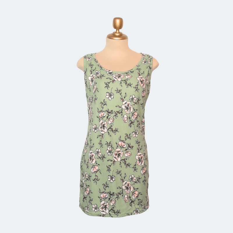 Vestido Miser flowers verde