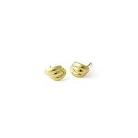 Arete 3 cañas Oro 18K