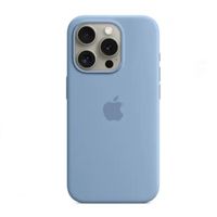 Case Silicona Para Iphone 15 - Celeste