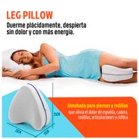 Almohada Ortopédica Para Rodillas y Piernas Mejor Descanso Sueño, Espuma Viscolastica