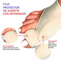FAJA Corrector SEPARADOR juanete férula ortopédica dedos torcidos punta de martillo
