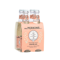 Gaseosa MR. PERKINS Ginger Ale 4 Pack Botella 200ml