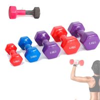 Par de Mancuernas de 5 Kg Vinil Pesas Plastificada Pvc (Neopreno)