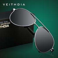 Lentes de Sol VEITHDIA Flyer - Polarizados - UV400 - Plata