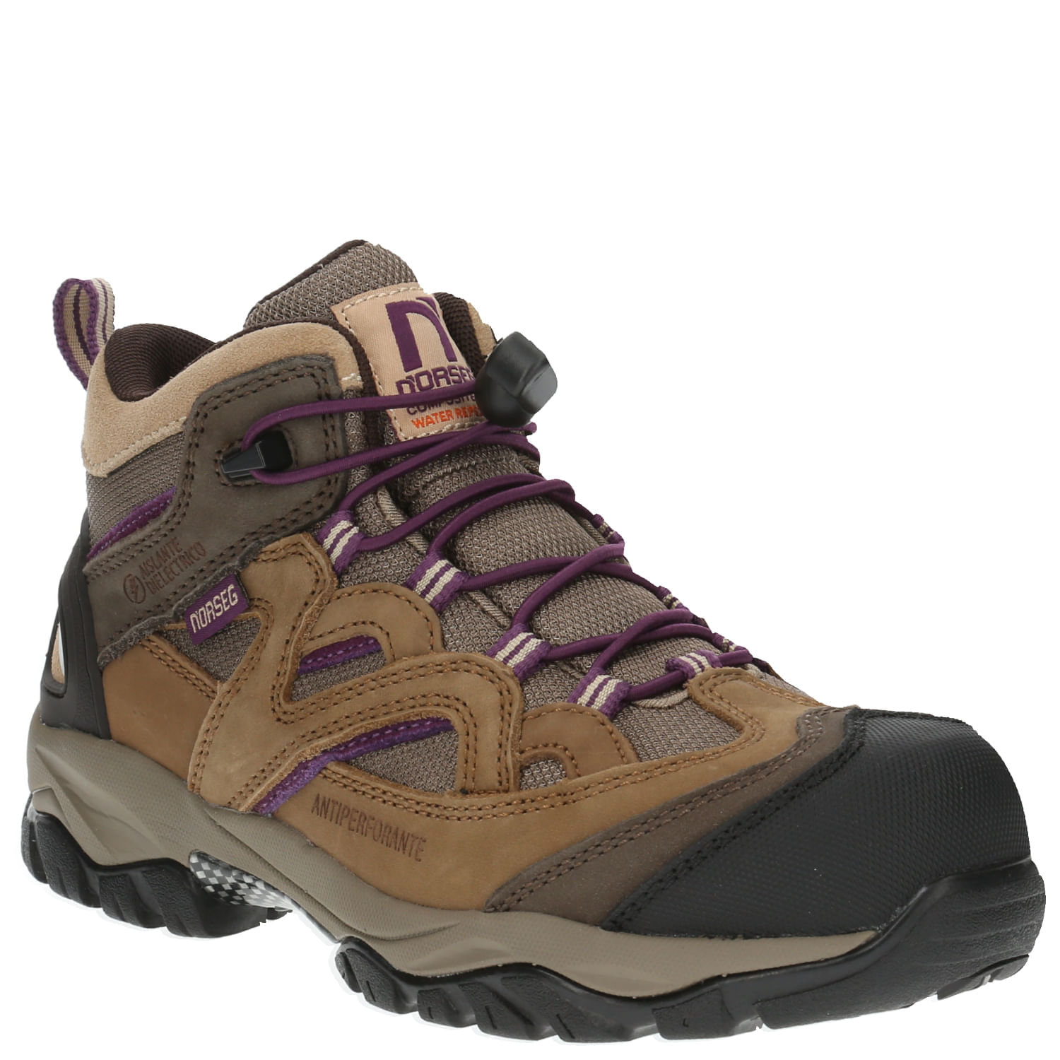 BOTÍN NORSEG SAFETY KATRINA CT BEIGE PARA MUJER