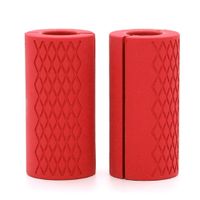 Bomber Grip Agarre Grueso Empuñadura Para Barra Mancuerna rojo