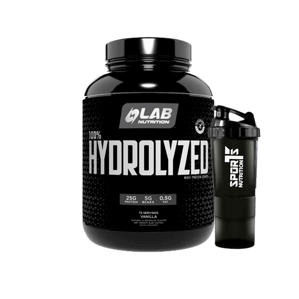 100% HYDROLYZED Vainilla 5LB+SmartShaker