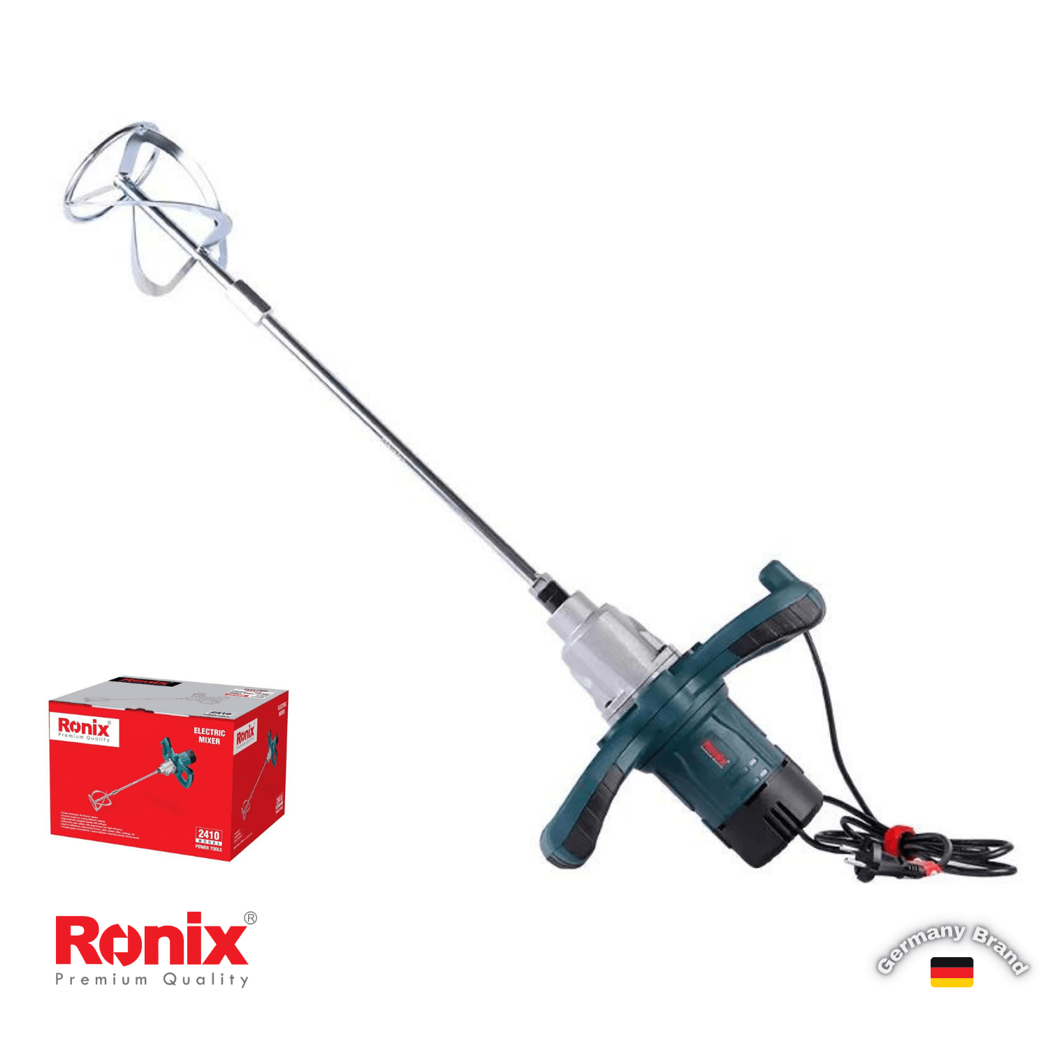 Mezcladora de Pintura, Pegamento y Cemento 1300W RONIX 2410