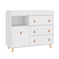 Comoda Cambiador Kymani Blanco - Muebles Bonno