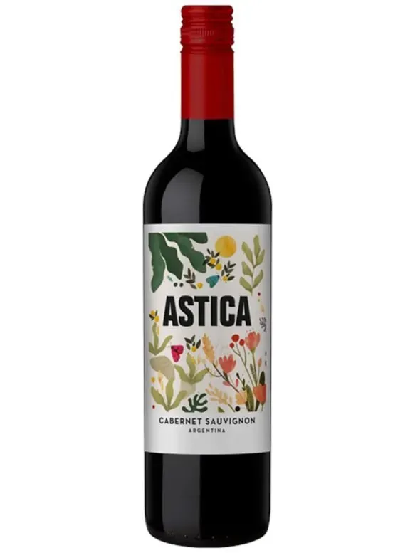 Vino Tinto ASTICA Cabernet Sauvignon Botella 750ml