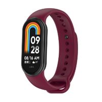 CORREA DE SILICONA PARA MI BAND 8 - GUINDA