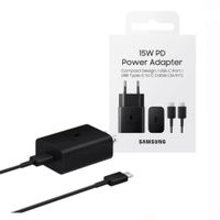 Cargador Samsung Original 15W  TIPO C A TIPO C - NEGRO