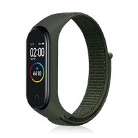 Correa de Nylon para Xiaomi mi band 4/5/6/7 - verde