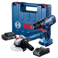 Taladro Percutor 18V 1/2"" + Amoladora Angular 4-1/2"" 710W Bosch 0615.A00.1LP-000