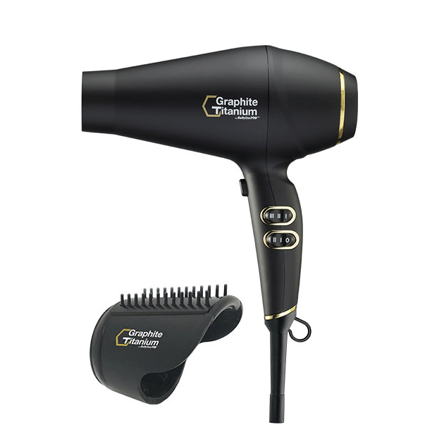 Secadora de 2000W Graphite Titanium Babyliss Pro – Negro -