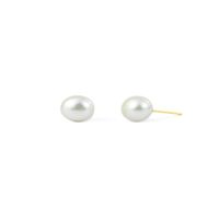 Aretes De Oro 18K Con Perla Cultivada Trento
