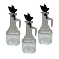 Dispensador de aceites Botellita de mesa con filtro vinagre vinagretas