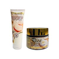 Pack de Arroz Exfoliante 120ML + Crema blanqueadora 55G - Fruit of the Wokali