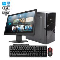 PC Basica Intel Corei3 3.6ghz Monitor19 Ssd 250Gb Ram 8Gb