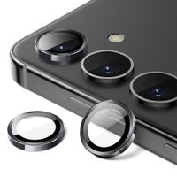 Protector de camara para Samsung Galaxy S24 / S24 Plus, transparente con borde negro