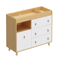 Comoda Cambiador de bebe Kymani Haya y Blanco - Muebles Bonno