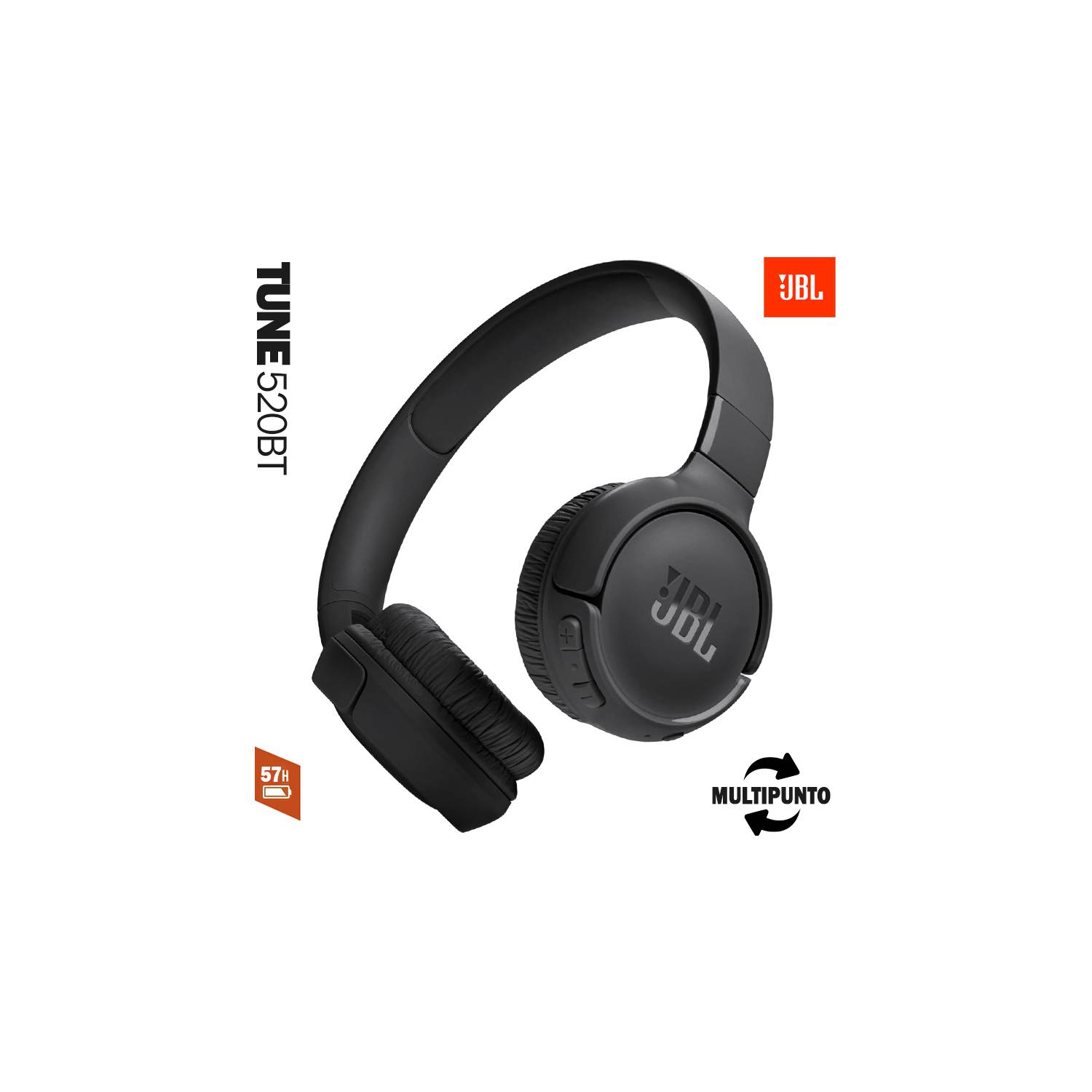 JBL Tune 520BT Audifonos Bluetooth Multipoint Pure Bass