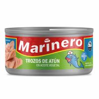 Trozos de Atún en Aceite Vegetal MARINERO Lata 140g