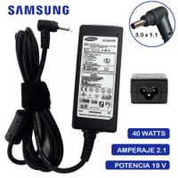 Cargador Sansung 19V 2.1A 40W-3.0.1.1MM-Ultra delgada