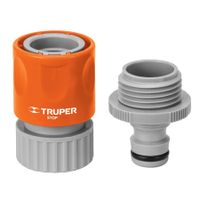 Conectores de ABS sistema click para accesorios Truper