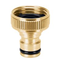 Conectores de laton solido sistema click hembra Truper