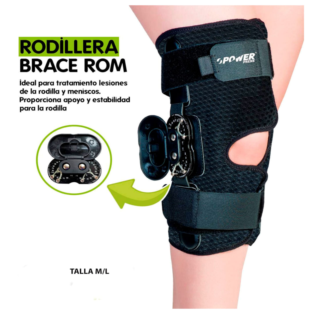 Rodillera Graduable Articulada para Lesiones de Rodilla y Meniscos