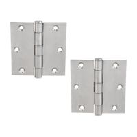 Bisagra de acero inoxidable Capuchinas 4x3x2.5mm x 2 unidades