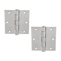 Bisagra acero inoxidable Capuchinas 3x3x2mm 2 unidades