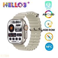 SMARTWATCH HELLO WATCH 3 PLUS, PANTALLA AMOLED Y 4GB DE ALMACENAMIENTO - Beige