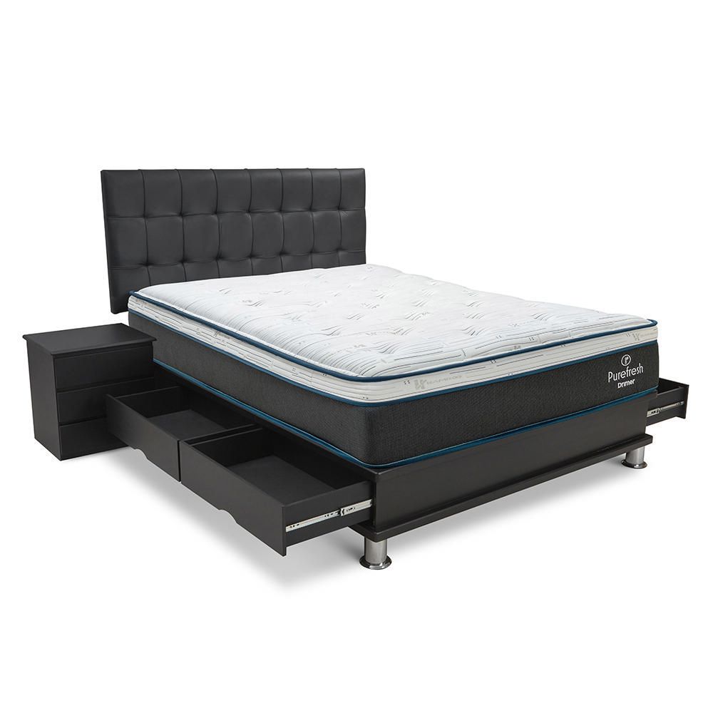 Dormitorio Facundo New Pure Fresh King + Respaldo