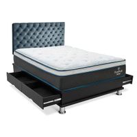 Dormitorio Capitone New Pure Fresh 1.5 Plazas + Respaldo