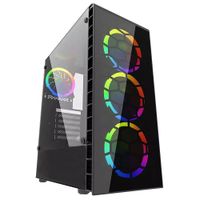 Case Gamer Halion Stingray C3903 RGB  4 Fans RGB