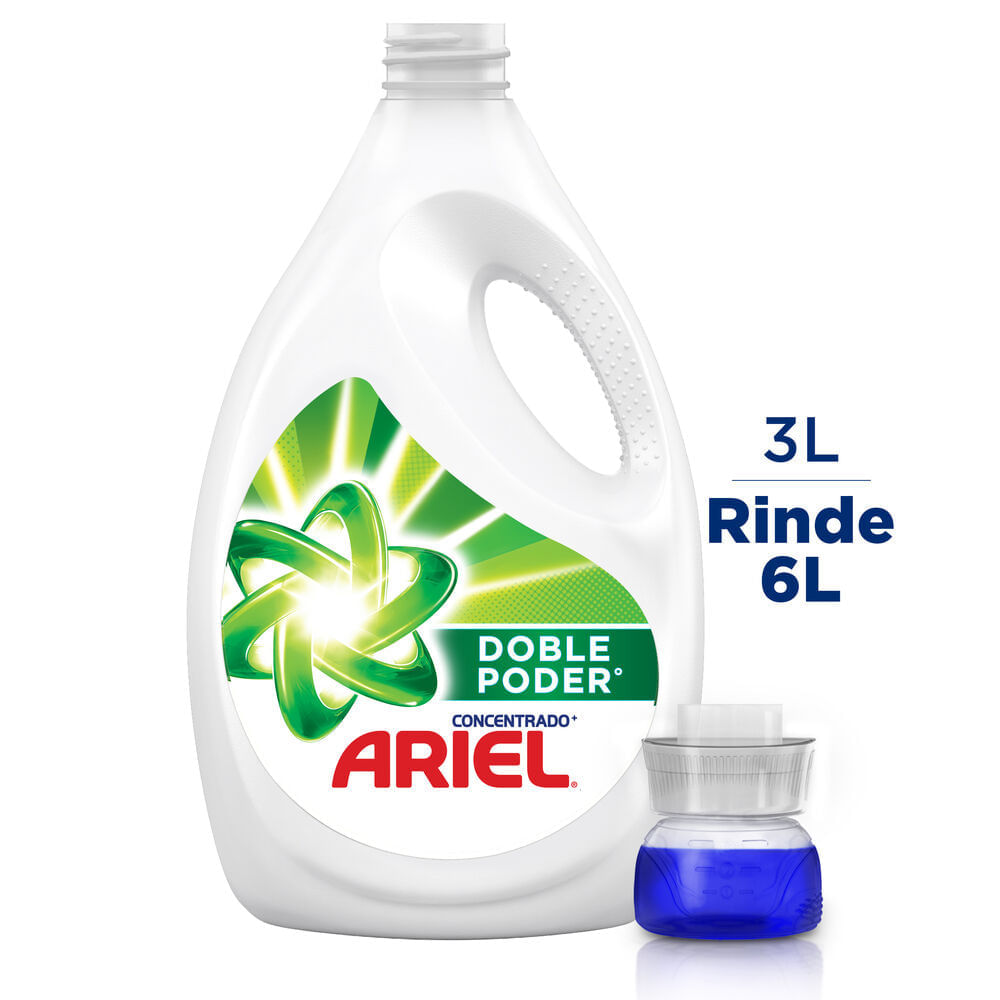 Detergente líquido ARIEL Concentrado Galonera 3000Ml