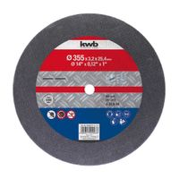 Disco de corte metal 355x3.2x25.4mm KWB