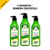 3 SHAMPOO ROMERO CRECEPELO 320 ml