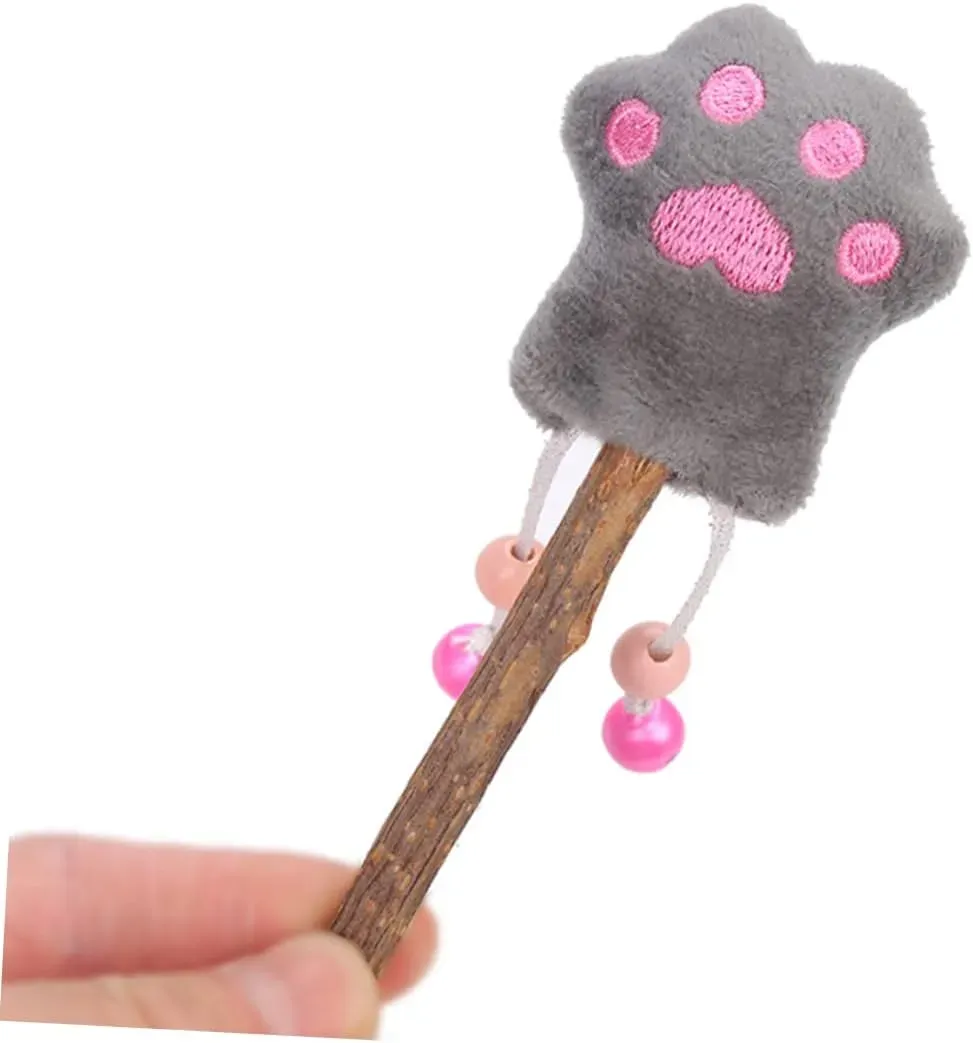 Paleta con forma de Patita para Gatos con Silverine - gris