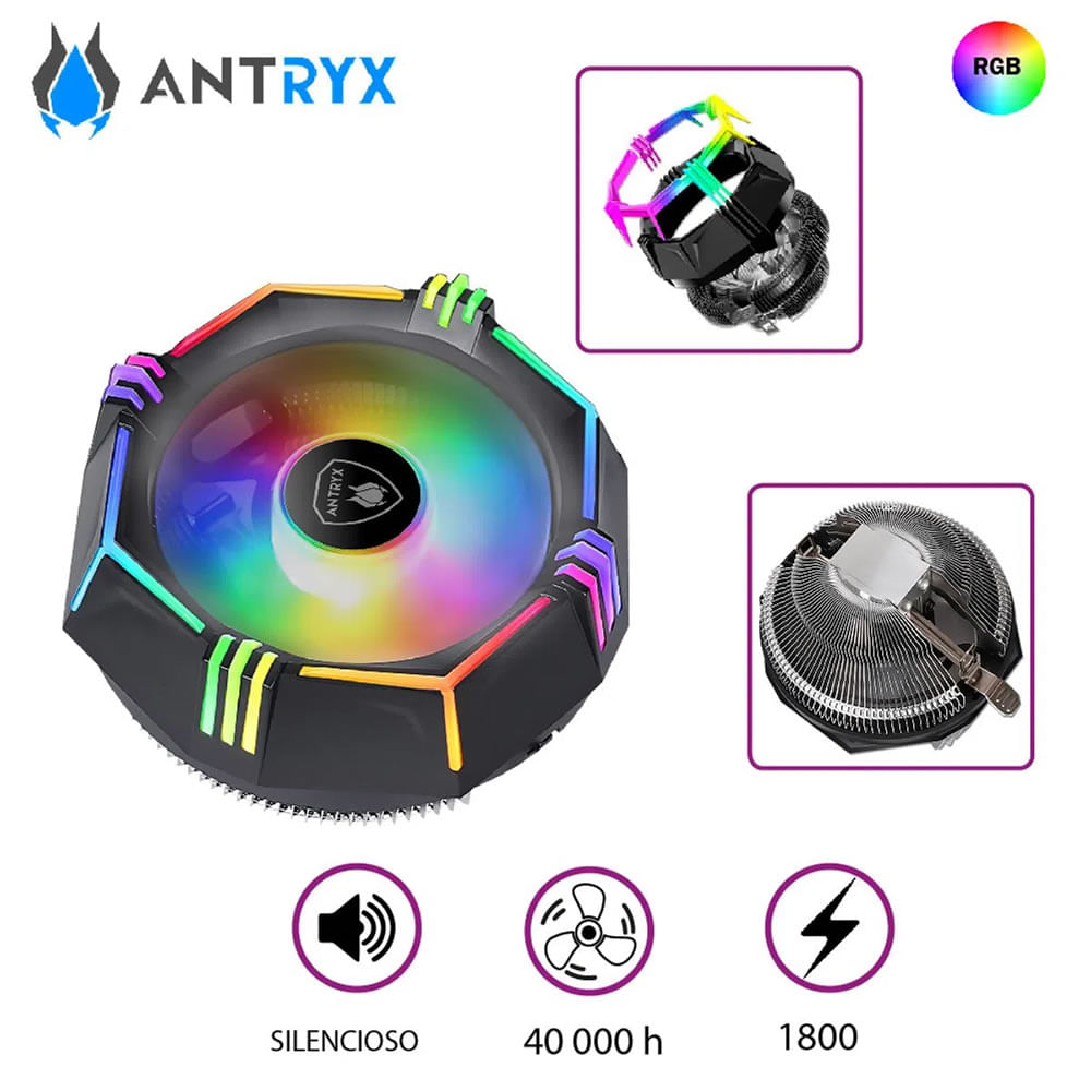 Cooler De Procesador Antryx Mirage 210 Amd-Intel