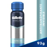 Spray Antitranspirante Gillette Artic Ice 93g