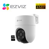 Cámara Seguridad Wifi H8C 4MP 2K Ezviz 360° Smart + Micro SD 128GB