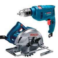Sierra Circular Bosch GKS 150+Disco+Taladro Percutor Gsb 550