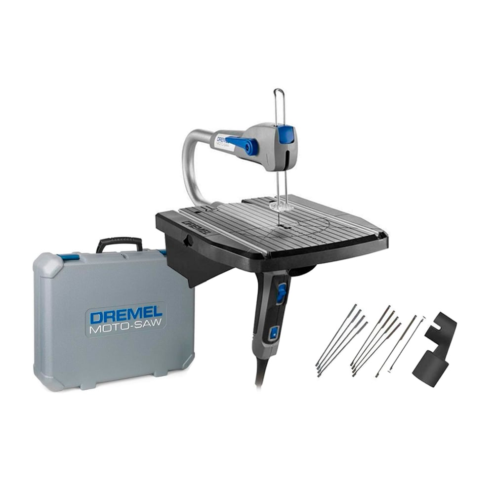 Moto Saw Sierra Caladora De Banco Dremel + 10 Accesorios